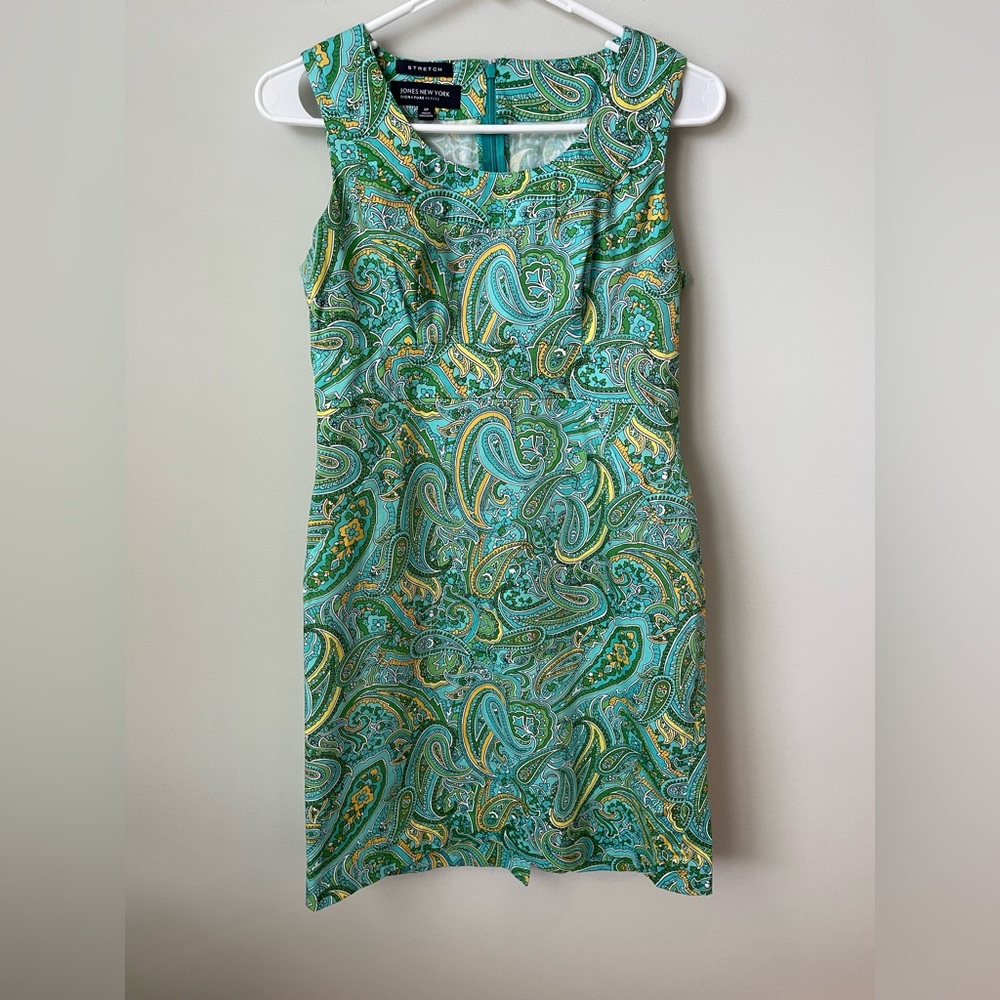 Jones New York 4P green/blue/yellow